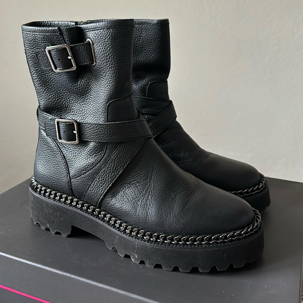Vince Camuto Messtia Motorcycle Bootie size 8